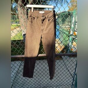 90’s high rise brown pants
